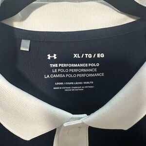 Men’s Under Armor short sleeve polo performance XL